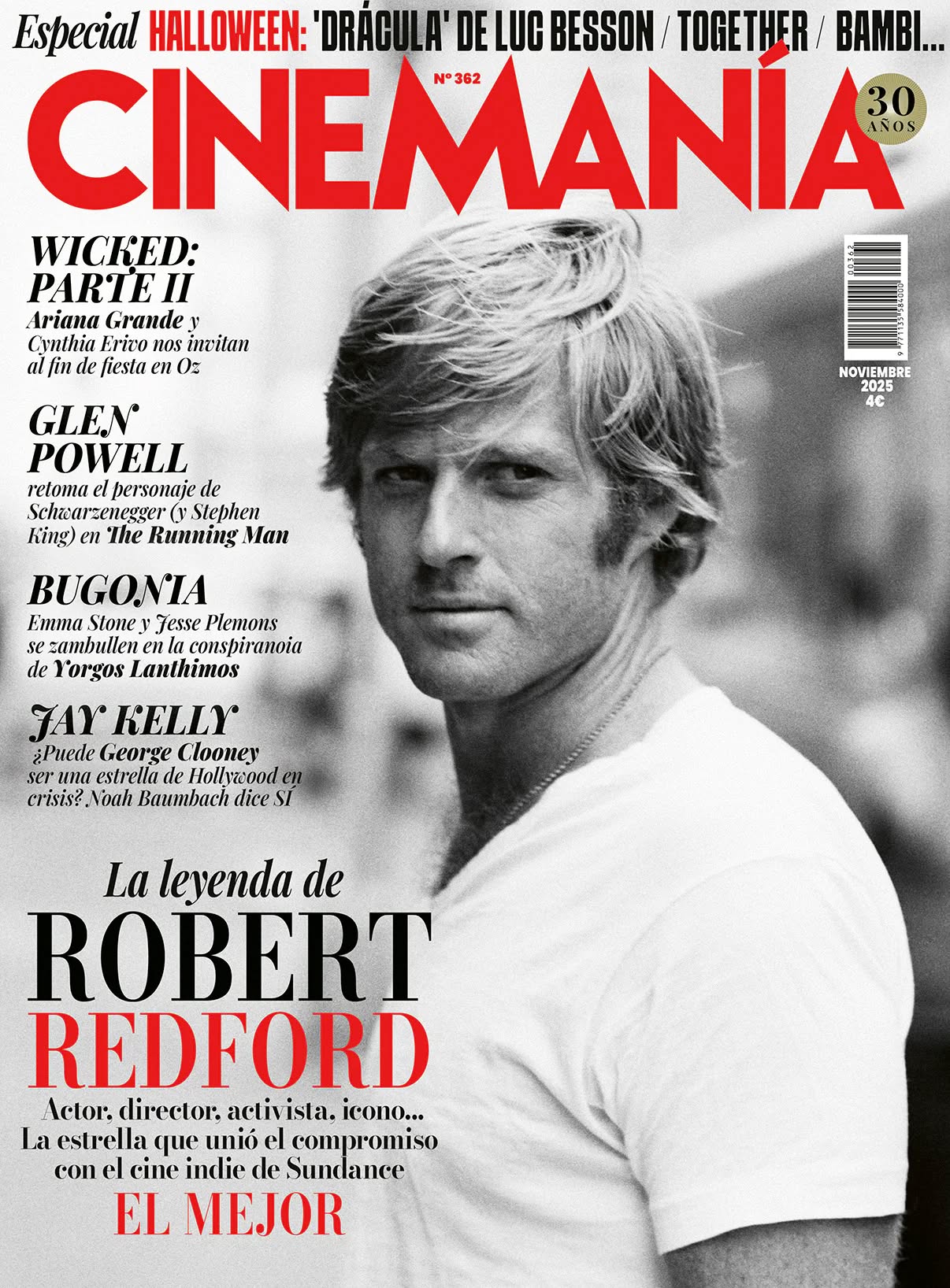 CINEMANIA magazine side cover Issue 362  November 2025