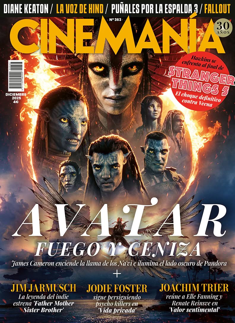 CINEMANIA magazine side cover Issue 363  December 2025