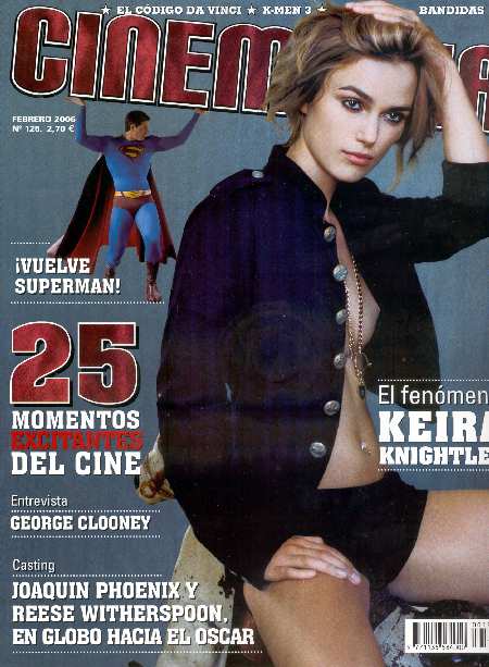 CINEMANIA magazine side cover Issue 125 February 2006