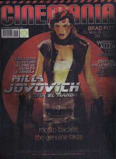 CINEMANIA magazine side cover Issue 146 November 2007