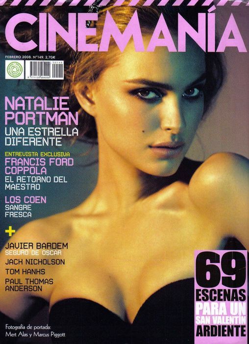 CINEMANIA magazine side cover Issue 149 February 2008
