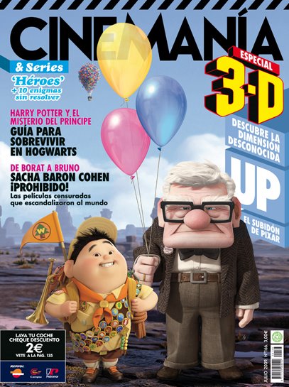 CINEMANIA magazine side cover Issue 166  2009