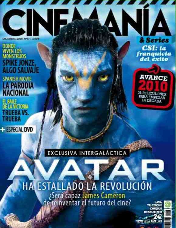 CINEMANIA magazine side cover Issue 171 December 2009