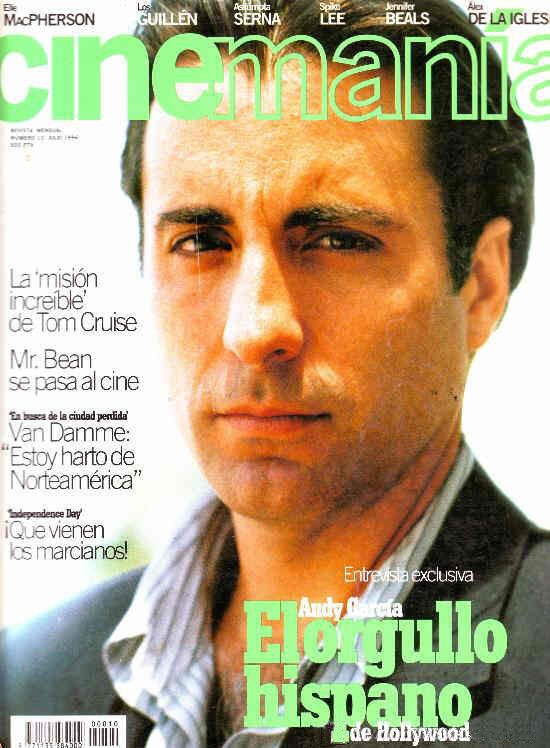CINEMANIA magazine side cover Issue 10 July 1996