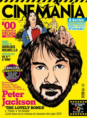 CINEMANIA magazine side cover Issue 172 January 2010