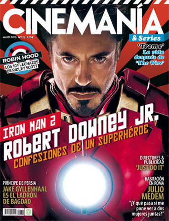 CINEMANIA magazine side cover Issue 176 May 2010
