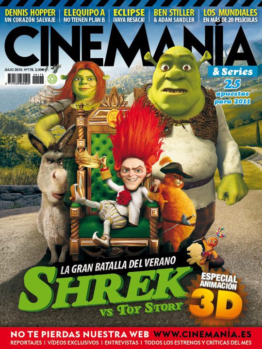 CINEMANIA magazine side cover Issue 178 July 2010