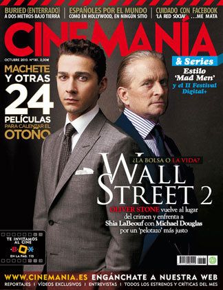CINEMANIA magazine side cover Issue 181 October 2010