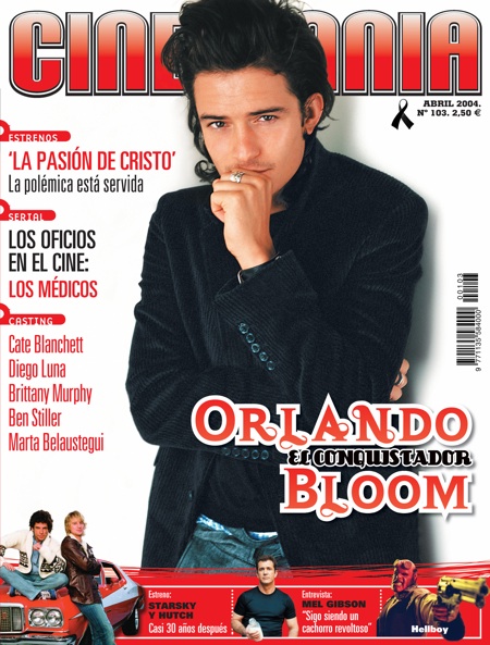 CINEMANIA magazine side cover Issue 103 April 2004