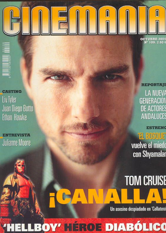 CINEMANIA magazine side cover Issue 109 October 2004