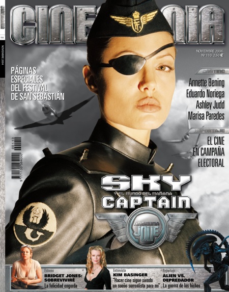 CINEMANIA magazine side cover Issue 110 November 2004