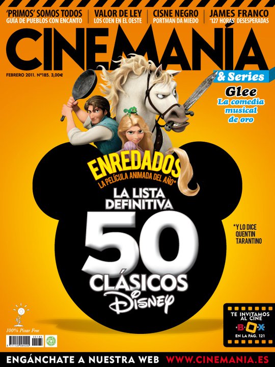 CINEMANIA magazine side cover Issue 185 February 2011