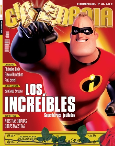 CINEMANIA magazine side cover Issue 111 December 2004