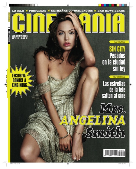 CINEMANIA magazine side cover Issue 119 August 2005