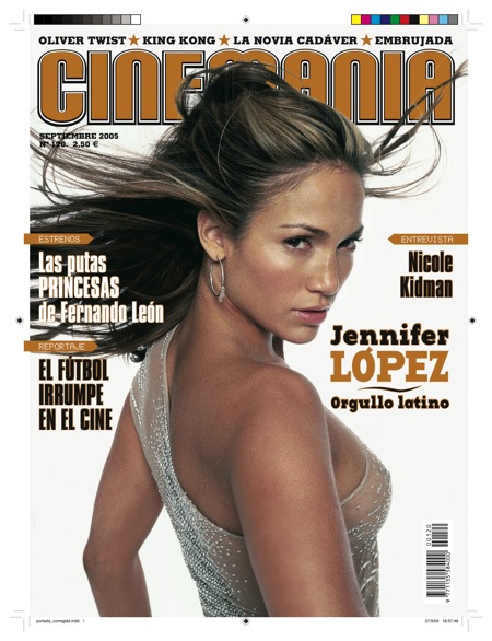 CINEMANIA magazine side cover Issue 120 September 2005