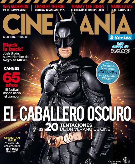 CINEMANIA magazine side cover Issue 201 June 2012