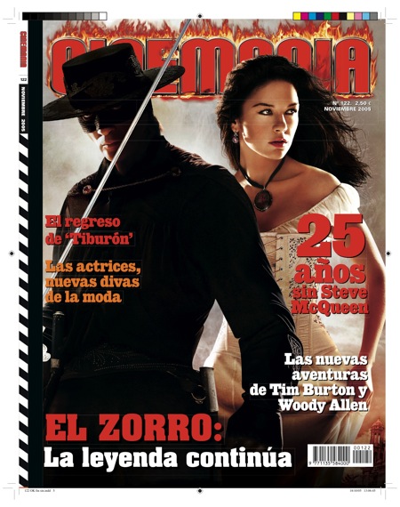 CINEMANIA magazine side cover Issue 122 November 2005