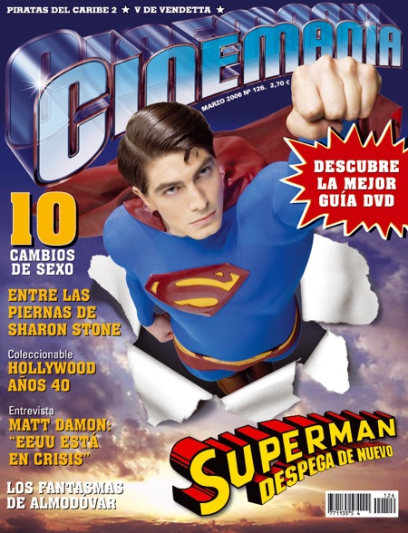 CINEMANIA magazine side cover Issue 126 March 2006