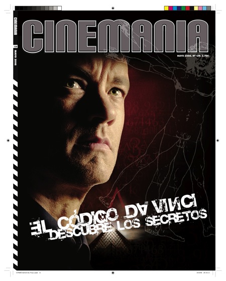 CINEMANIA magazine side cover Issue 128 May 2006