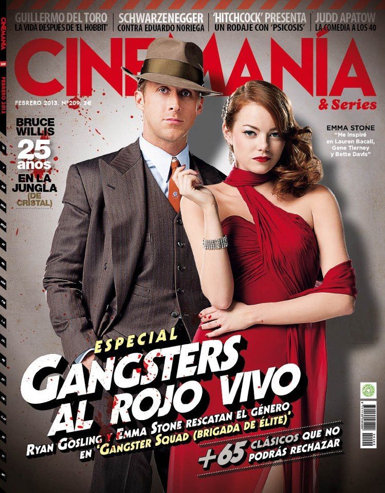 CINEMANIA magazine side cover Issue 209 February 2013