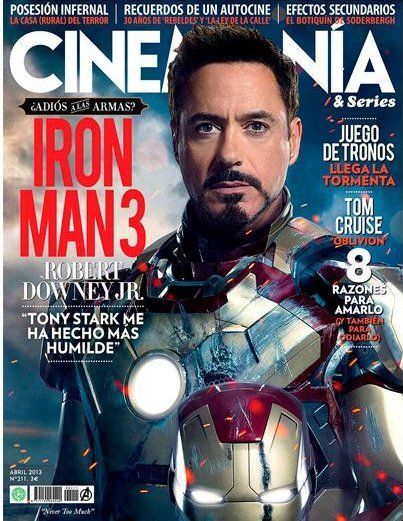 CINEMANIA magazine side cover Issue 211 April 2013