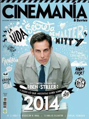 CINEMANIA magazine side cover December 2013