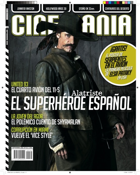 CINEMANIA magazine side cover Issue 132 September 2006