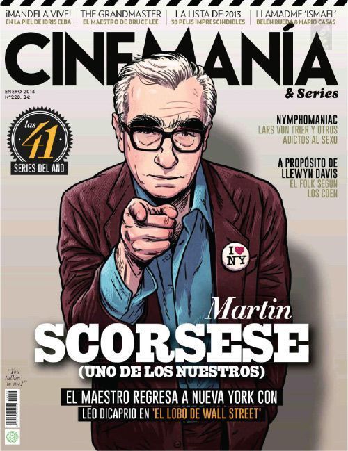 CINEMANIA magazine side cover Issue 220 January 2014