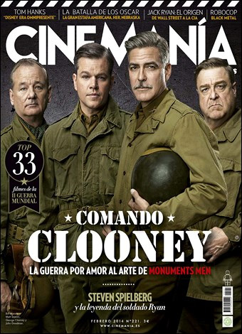 CINEMANIA magazine side cover Issue 221 February 2014