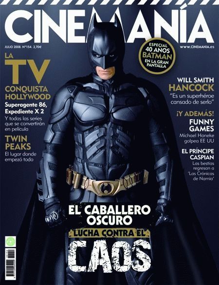 CINEMANIA magazine side cover Issue 154 July 2008