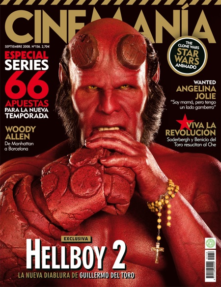 CINEMANIA magazine side cover Issue 156 September 2008