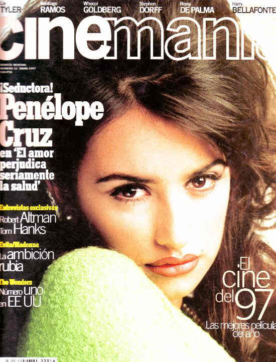CINEMANIA magazine side cover Issue 16 January 1997
