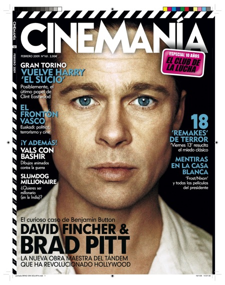 CINEMANIA magazine side cover Issue 161 February 2009
