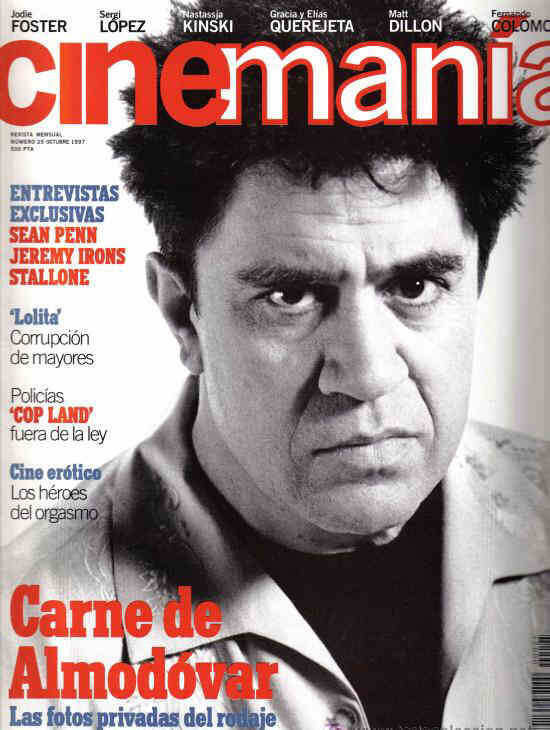 CINEMANIA magazine side cover Issue 25 October 1997