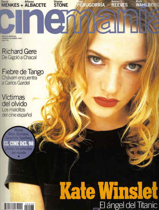 CINEMANIA magazine side cover Issue 28 January 1998