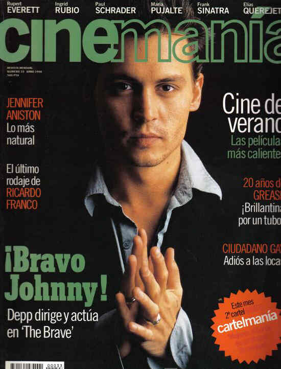CINEMANIA magazine side cover Issue 33 June 1998