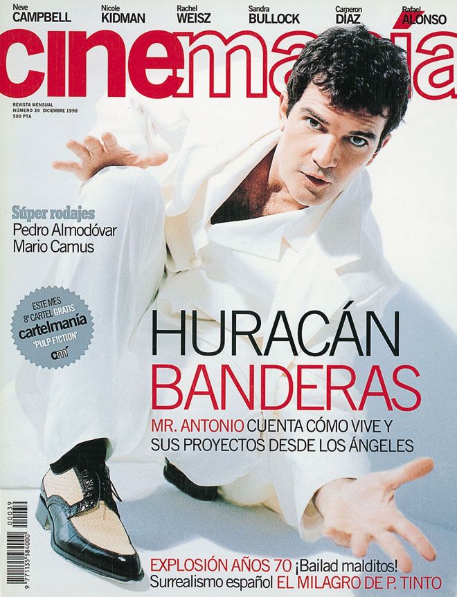 CINEMANIA magazine side cover Issue 39 December 1998