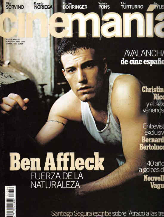 CINEMANIA magazine side cover Issue 44 May 1999