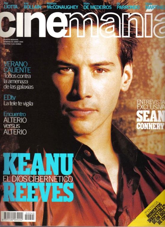 CINEMANIA magazine side cover Issue 45 June 1999