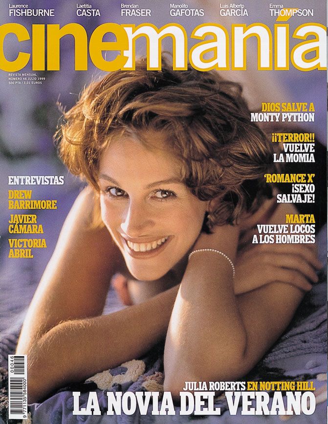 CINEMANIA magazine side cover Issue 46 July 1999