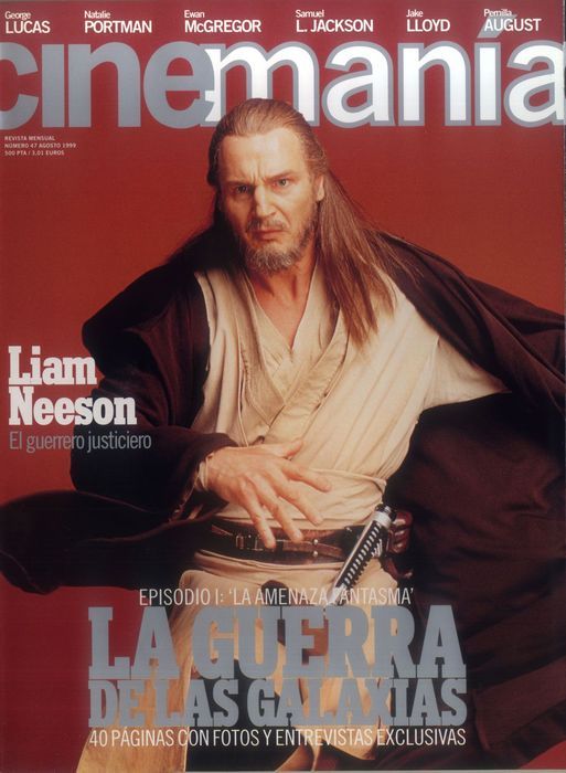 CINEMANIA magazine side cover Issue 47 August 1999