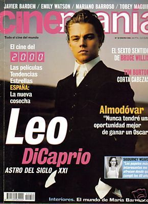 CINEMANIA magazine side cover Issue 52 January 2000