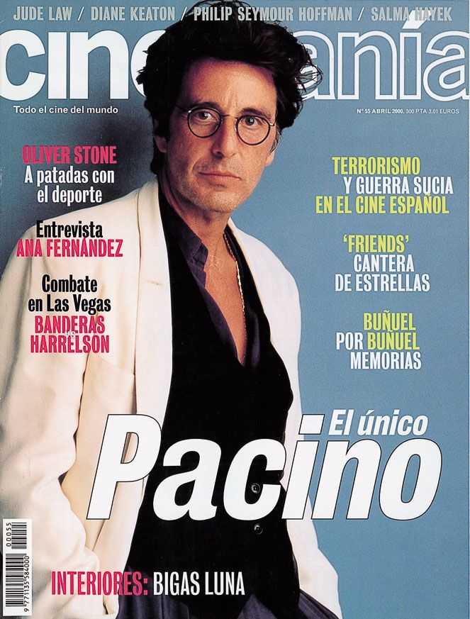 CINEMANIA magazine side cover Issue 55 April 2000