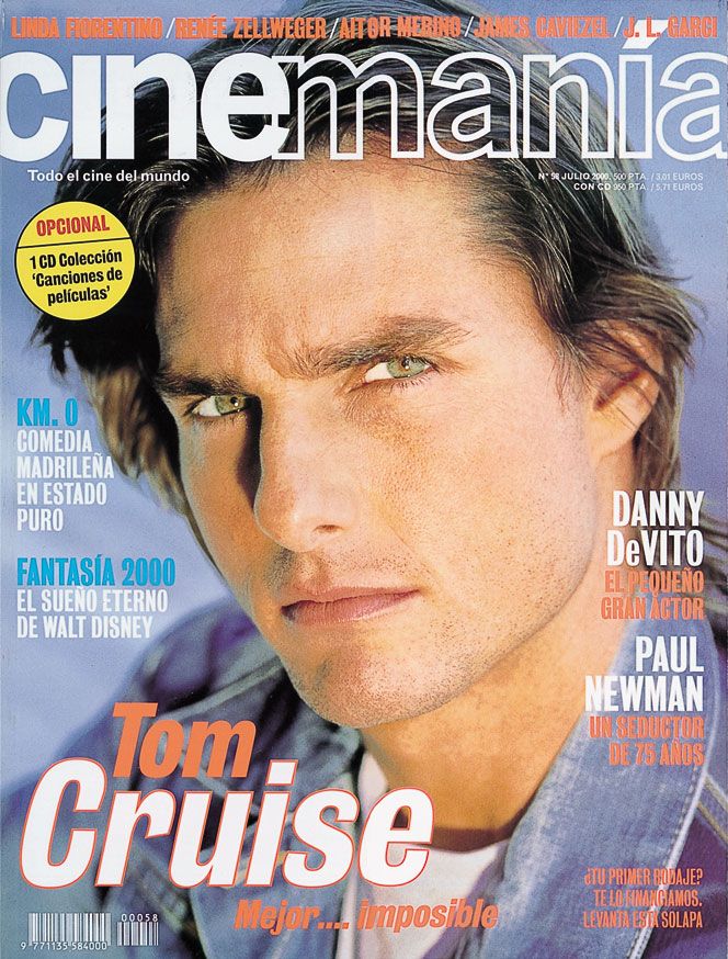 CINEMANIA magazine side cover Issue 58 July 2000