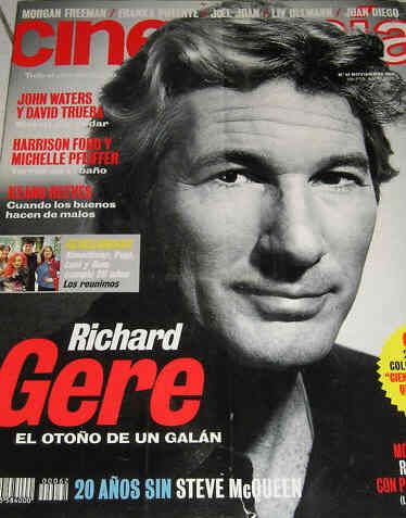 CINEMANIA magazine side cover Issue 62 November 2000