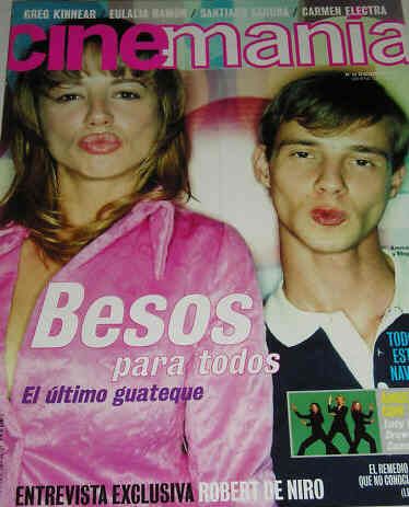 CINEMANIA magazine side cover Issue 63 December 2000