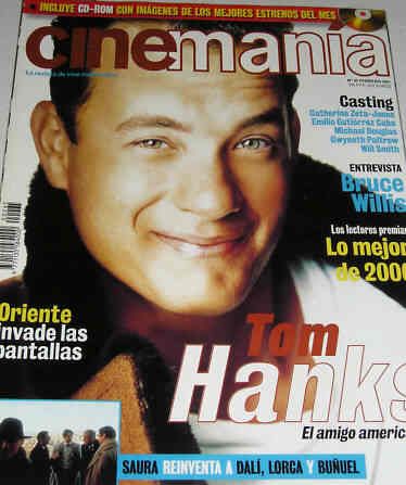 CINEMANIA magazine side cover Issue 65 February 2001