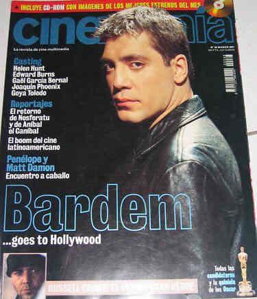 CINEMANIA magazine side cover Issue 66 March 2001