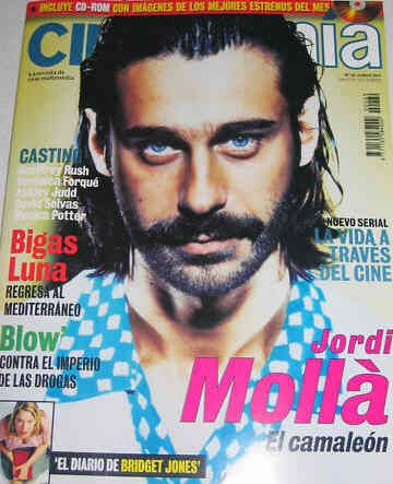 CINEMANIA magazine side cover Issue 69 June 2001