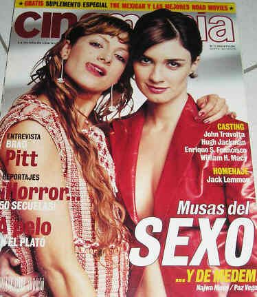CINEMANIA magazine side cover Issue 71 August 2001